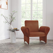 Load image into Gallery viewer, Liana - Upholstered Roll Arm Accent Armchair - Rust