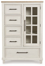 Load image into Gallery viewer, Shaybrock - Antique White / Brown - Door Chest