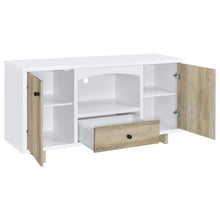 Load image into Gallery viewer, Dalton - 2 Door Storage Credenza - White And Distressed Pine