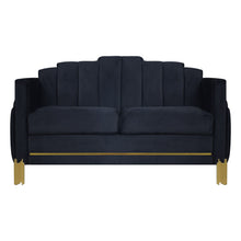 Load image into Gallery viewer, Empire - Lighted Loveseat - Black