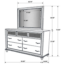 Load image into Gallery viewer, Barzini - 7-drawer Dresser With Mirror