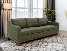 Load image into Gallery viewer, Natural Teca - Sofa - Olive Green