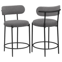 Load image into Gallery viewer, Viola - Boucle Upholstered Bar Stool (Set of 2)