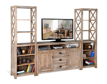 Load image into Gallery viewer, Durango - (S4) Entertainment Wall (66,B,2Xp) - Light Brown