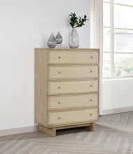 Load image into Gallery viewer, Kailani - 5-Drawer Bedroom Chest Of Drawers - Beige Oak