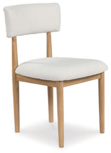 Load image into Gallery viewer, Sawdyn - White / Light Brown - Dining Upholstered Side Chair (Set of 2)