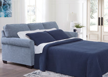 Load image into Gallery viewer, Carissa Manor - Denim - Queen Sofa Sleeper