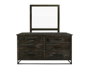 Dark Teak - Mirror - Oil Black