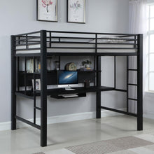 Load image into Gallery viewer, Avalon - Full Workstation Loft Bed - Black