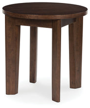 Load image into Gallery viewer, Korestone 2 - Dark Brown - Round End Table