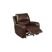 Load image into Gallery viewer, Linton - Leather Glider Recliner With Power Footrest