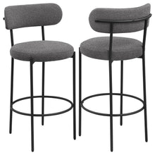 Load image into Gallery viewer, Viola - Boucle Upholstered Bar Stool (Set of 2)