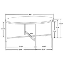 Load image into Gallery viewer, Ellison - Round Marble Top Table