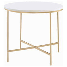 Load image into Gallery viewer, Ellison - Round Marble Coffee And End Table Set