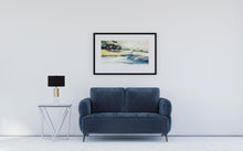 Load image into Gallery viewer, Lively - Chenille Upholstered Modern Track Arm Loveseat - Blue