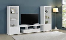 Load image into Gallery viewer, Jude - 3 Piece TV Entertainment Center - White High Gloss