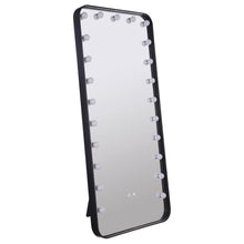 Load image into Gallery viewer, Canton - LED Standing Mirror With Speakers - Black
