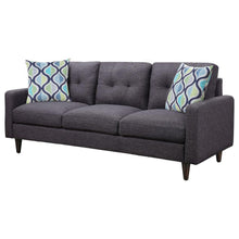Load image into Gallery viewer, Watsonville - Upholstered Track Arm Tufted Sofa - Gray