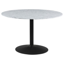 Load image into Gallery viewer, Bartole - Round Italian Marble Top Dining Table - White