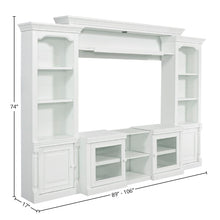 Load image into Gallery viewer, Premier Alpine - 4 Pieces Entertainment Wall - Cottage White