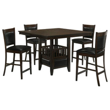 Load image into Gallery viewer, Jaden - 5 Piece Square Counter Height Dining Set - Espresso