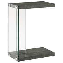 Load image into Gallery viewer, Colby - Engineered Wood C-Shaped Side Table - Weathered Gray