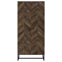 Load image into Gallery viewer, Carolyn - 2 Door Engineered Wood Accent Cabinet - Rustic Oak