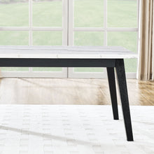 Load image into Gallery viewer, Vida Black - Marble Top Dining Table - White