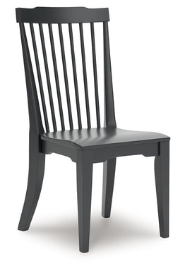 Brenkerton - Black - Dining Room Side Chair (Set of 2)