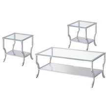 Load image into Gallery viewer, Saide - Glass Top Coffee And End Table Set