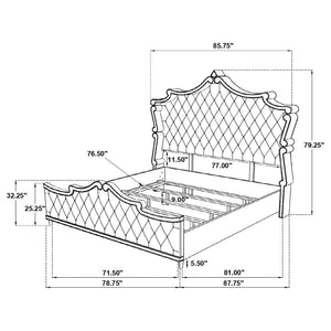 Antonella - Upholstered Panel Bed