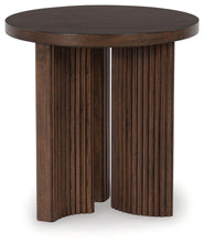 Load image into Gallery viewer, Korestone - Dark Brown - Round End Table