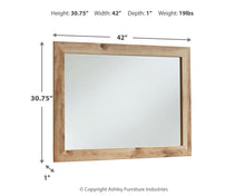 Load image into Gallery viewer, Hyanna - Tan Brown - Bedroom Mirror