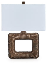 Load image into Gallery viewer, Garronby - Antique Brass Finish - Metal Table Lamp