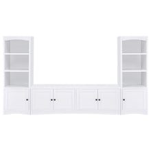 Load image into Gallery viewer, Laughlin - 3-piece Entertainment Center TV Stand - White