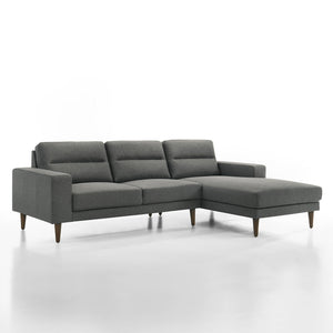 Vale - 2 Piece Chaise Sectional - Gray