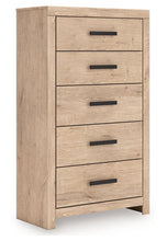 Load image into Gallery viewer, Sanginlane - Tan - Five Drawer Chest