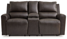 Load image into Gallery viewer, Boxmere - Storm - Dbl Power Reclining Loveseat with Console