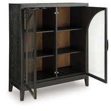 Load image into Gallery viewer, Armenleigh - Black / Brown - Bar Cabinet