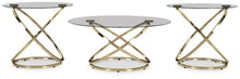 Load image into Gallery viewer, Crimonti - Champagne - Occasional Table Set (Set of 3)