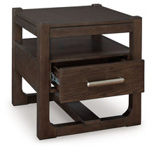 Load image into Gallery viewer, Breckington - Dark Brown - Square End Table