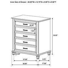 Load image into Gallery viewer, Franco - 5-Drawer Bedroom Chest