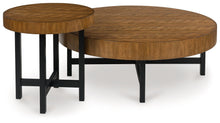 Load image into Gallery viewer, Steenlage - Brown / Black - Occasional Table Set (Set of 2)