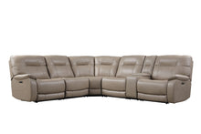 Load image into Gallery viewer, Axel - 6 Modular Piece Power Reclining Sectional with Power Headrests and Entertainment Console