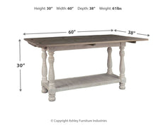 Load image into Gallery viewer, Havalance - Gray / White - Flip Top Sofa Table