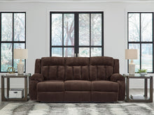 Load image into Gallery viewer, Free Wake - Chocolate - Reclining Power Sofa With Drop Down Table