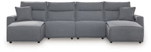 Load image into Gallery viewer, ModMax II - Salt And Pepper - Reclining Sectional