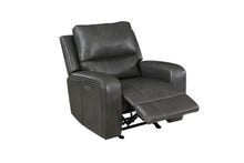 Load image into Gallery viewer, Linton - Leather Glider Recliner With Power Footrest