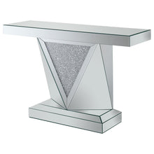 Load image into Gallery viewer, Amore - Mirrored Acrylic Entryway Sofa Console Table - Silver