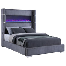 Load image into Gallery viewer, Tisdall - Upholstered Fireplace Bed